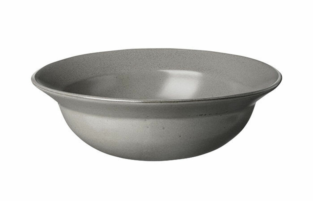 Stor grå skål i keramik från Granit
