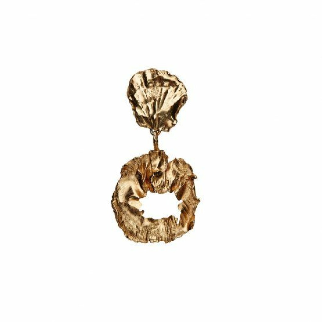 Chunky örhänge i guld