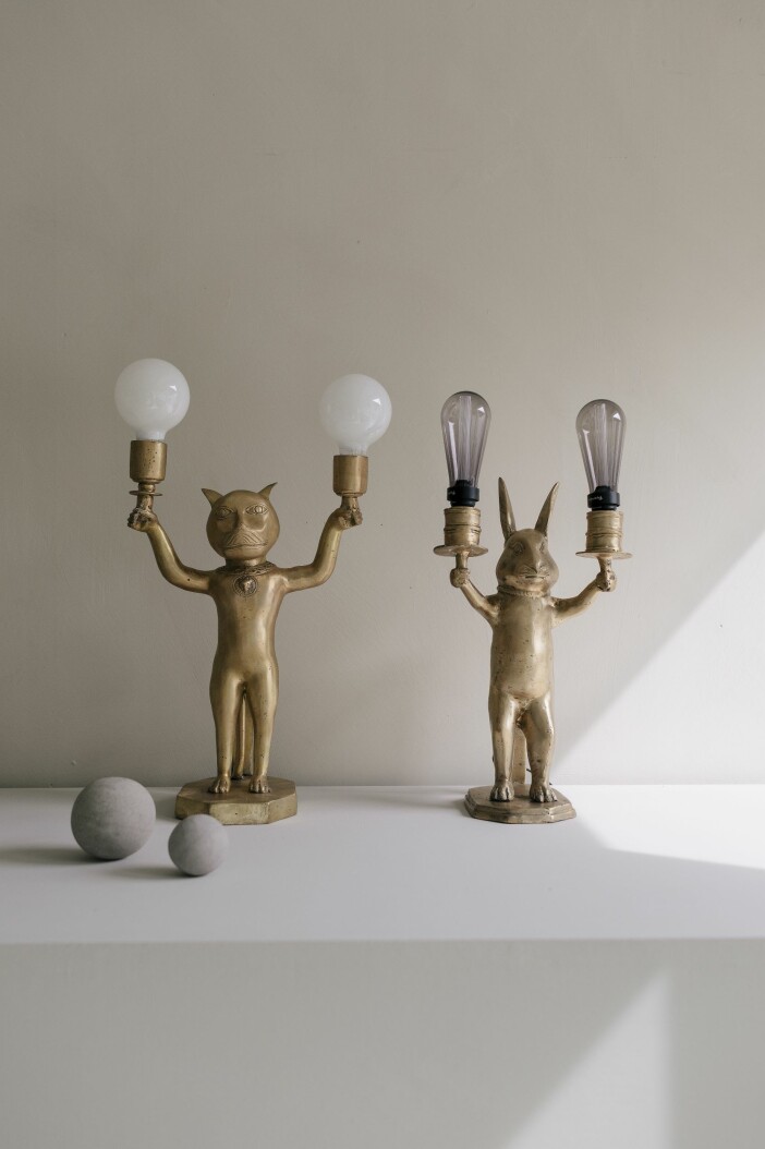 Lampa Straw djur