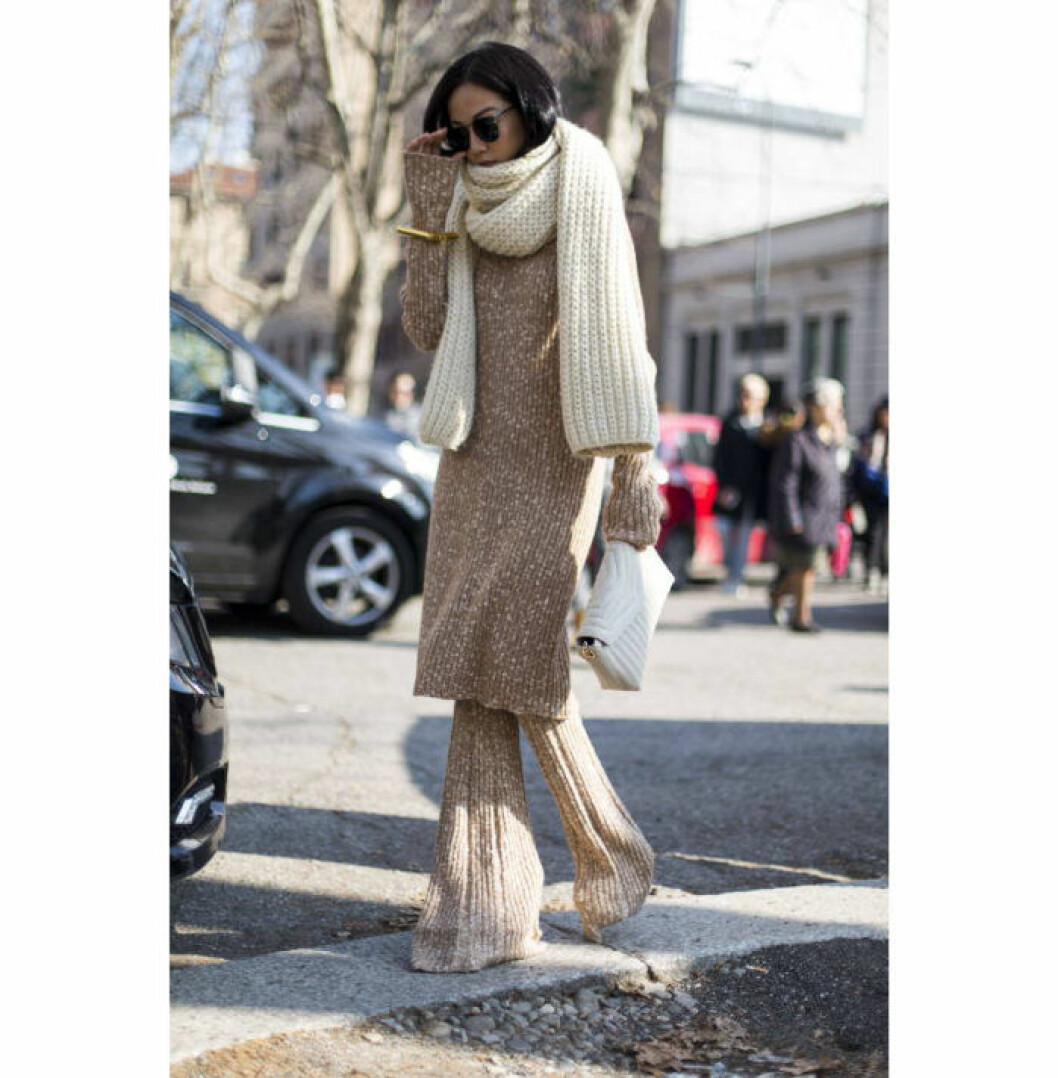 Streetstyle-mode-kvinna-stickat