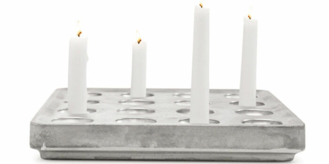 Stake för ljusstumpar, 679 kronor. Stumpastake i aluminium