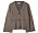 Ljusbrun kofta Hailey i ull med fickor och knappar från Stylein