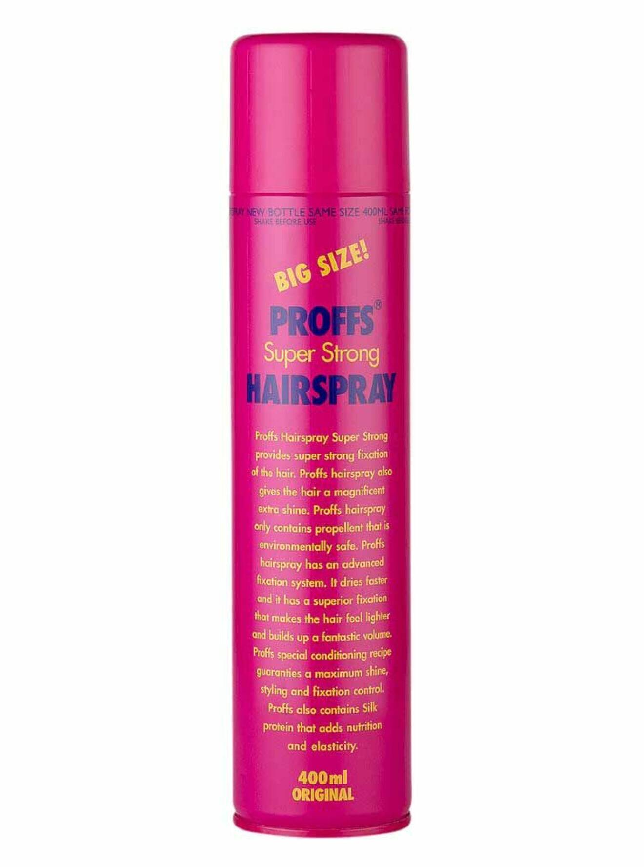 Super Strong Hairspray från Proffs.
