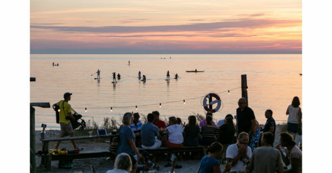 Foto: Toftacamping.se Surflogiet, Tofta