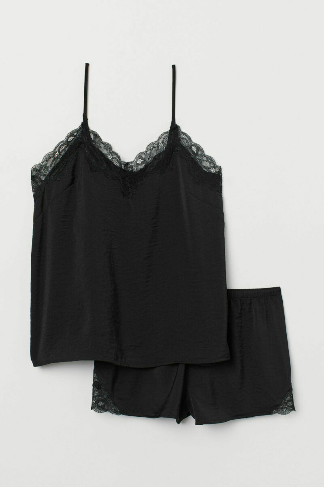 svart pyjamas