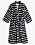 svartvit mönstrad morgonrock för dam från Marimekko 2022