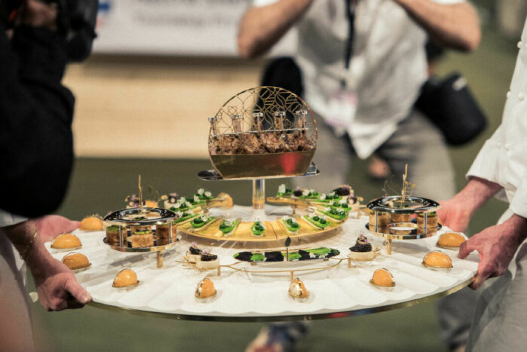 Svenska tallrikspresentationen från Bocuse d'Or 2019