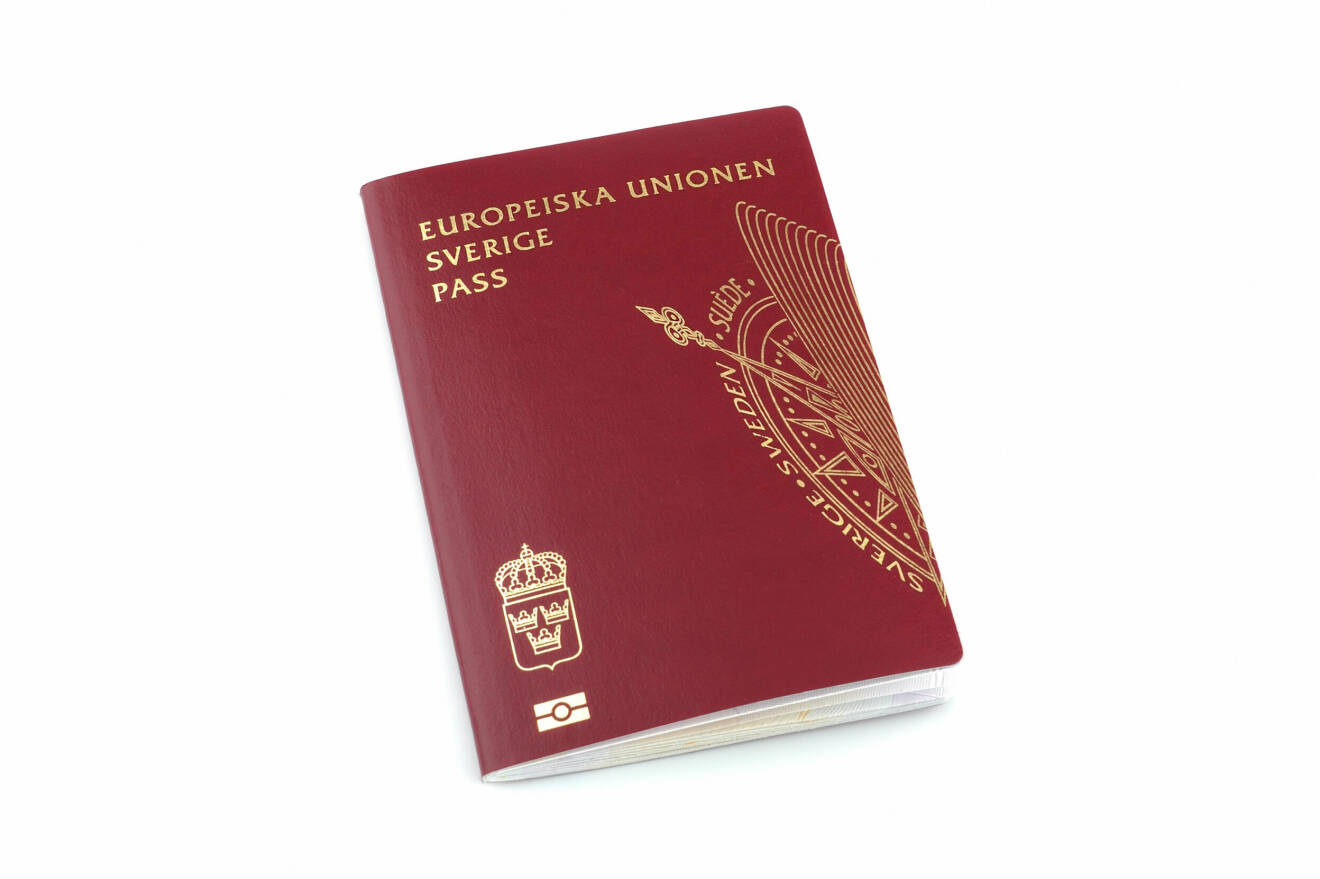 Svenskt pass.