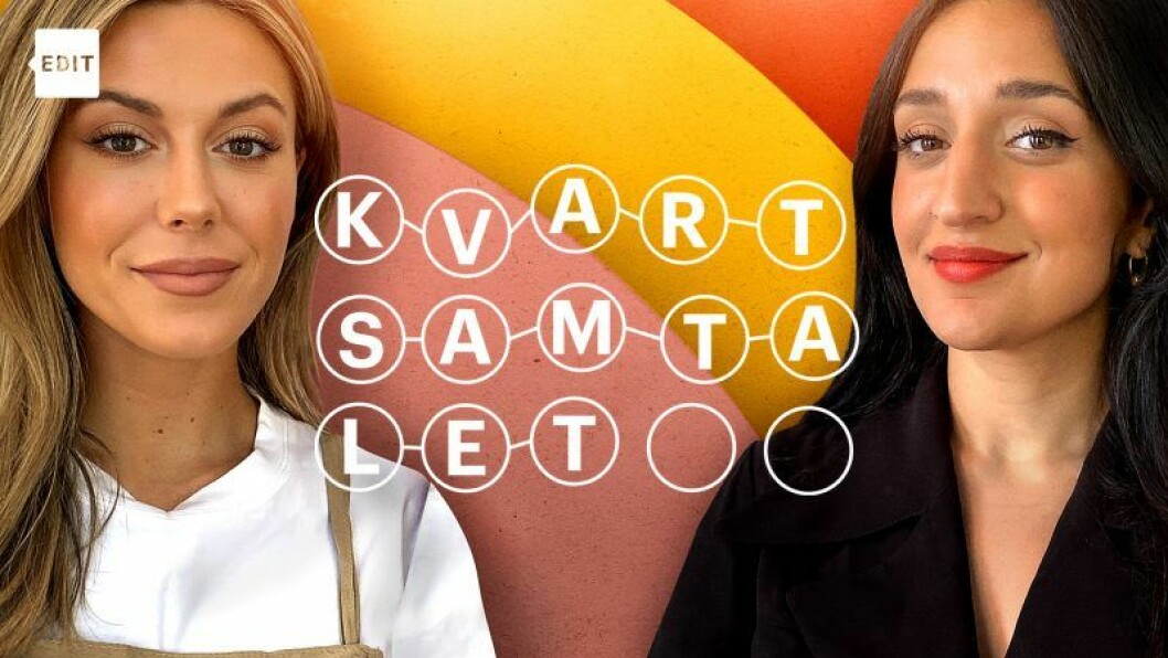 En av gästerna i programmet är Bianca Ingrosso. Foto: SVT Kvartsamtalet SVT