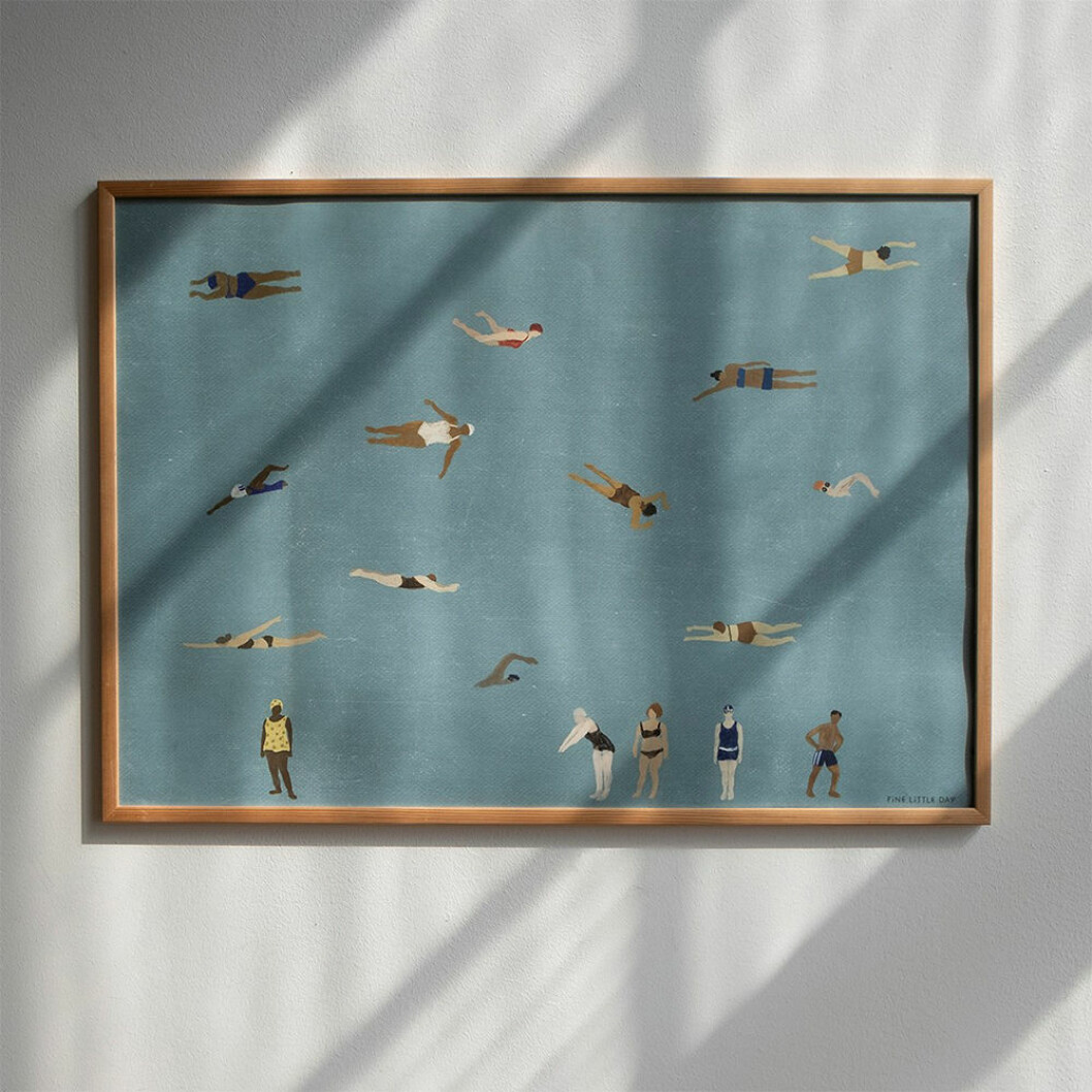 Swimmers poster från Fine Little Day