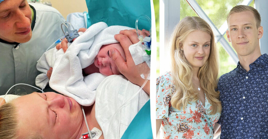 Anton Pehrson och Sofia Lindhe från Gift vid första ögonkastet har fått barn