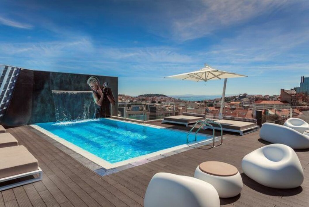 takpool hotell lissabon