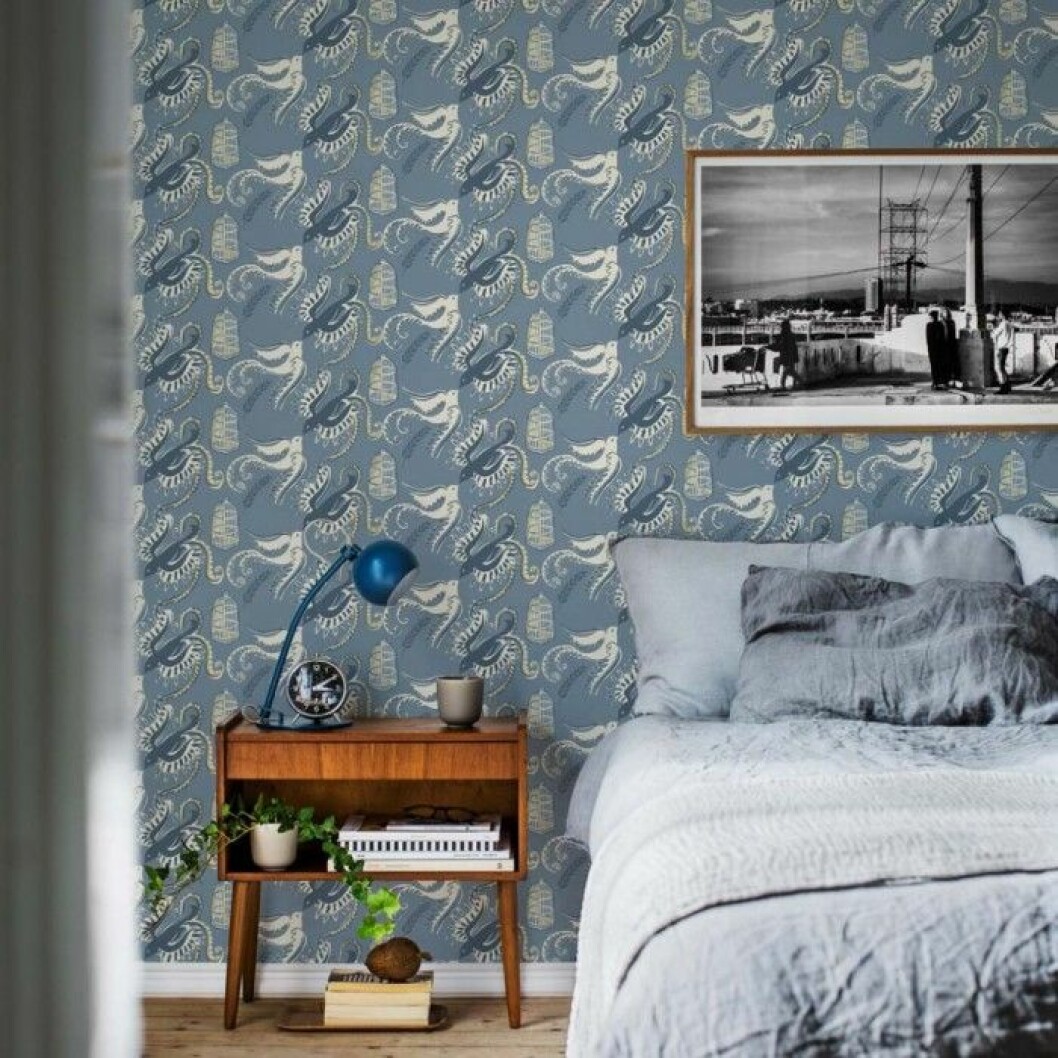 Fredsfåglar, blå. Fredsfåglar, blå. Design: Joy Zandén.