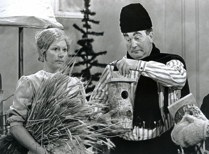 Birgitta Andersson och Carl-Gustaf Lindstedt i adventskalendern 1967. Birgitta Andersson och Carl-Gustaf Lindstedt i adventskalendern 1967
