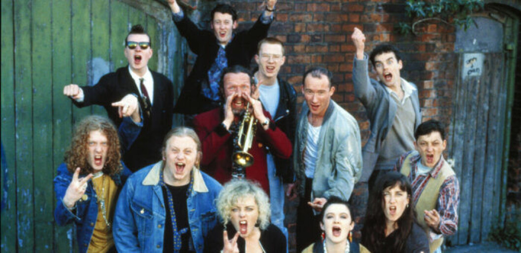 Hela bandet från <em>The Commitments</em>. The Commitments.