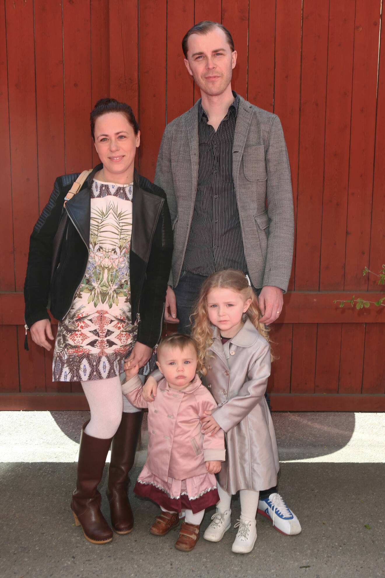 Thomas Ritter med frun Paula Ciavarella och barnen Isabell och Claudia.