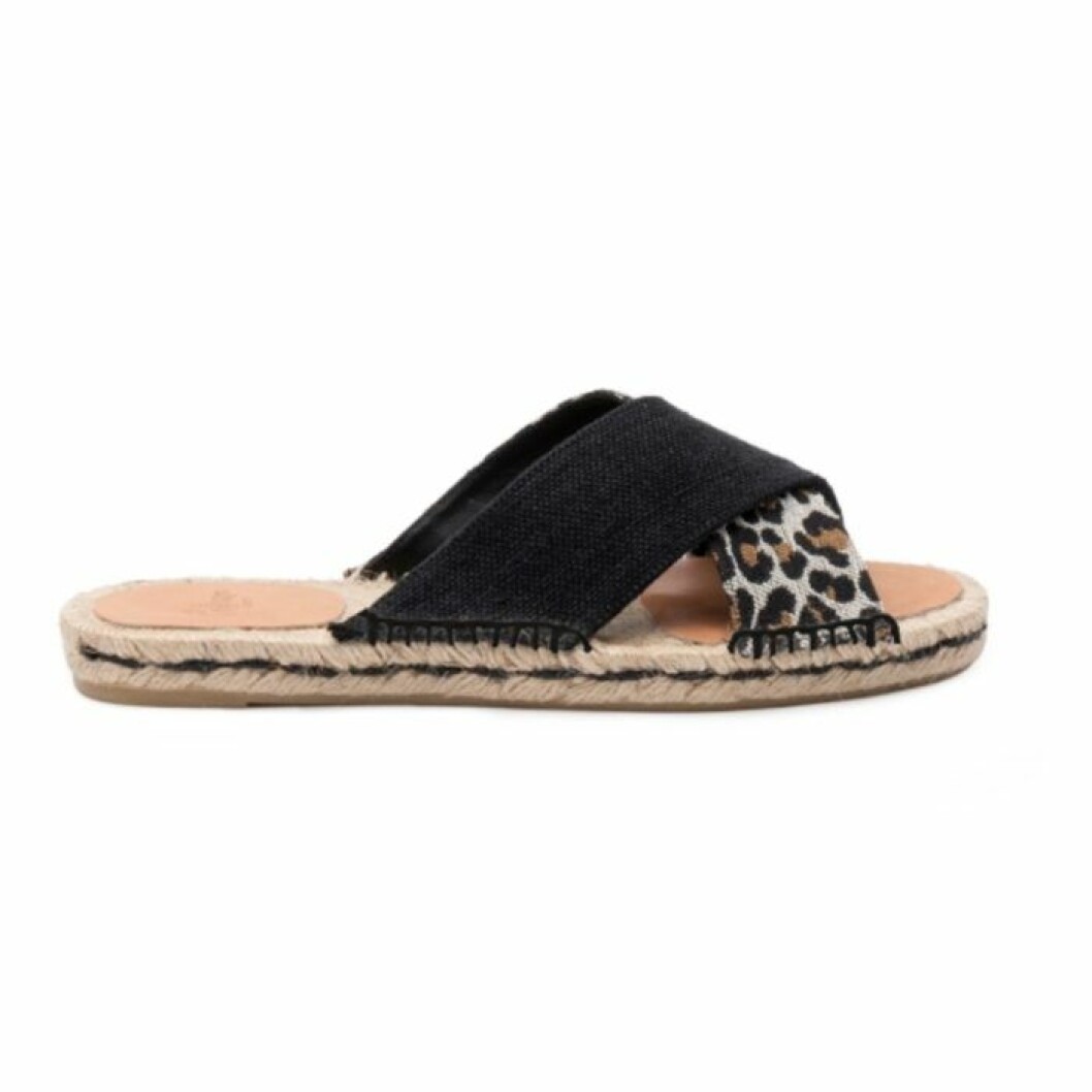 Sandaler med leopardmönster