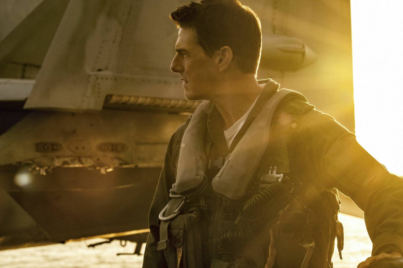 Tom Cruise i rollen som Maverick i Top Gun.