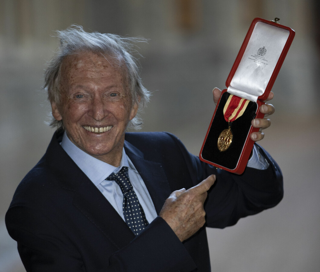 Tommy Steele 2021, efter att ha blivit adlad.