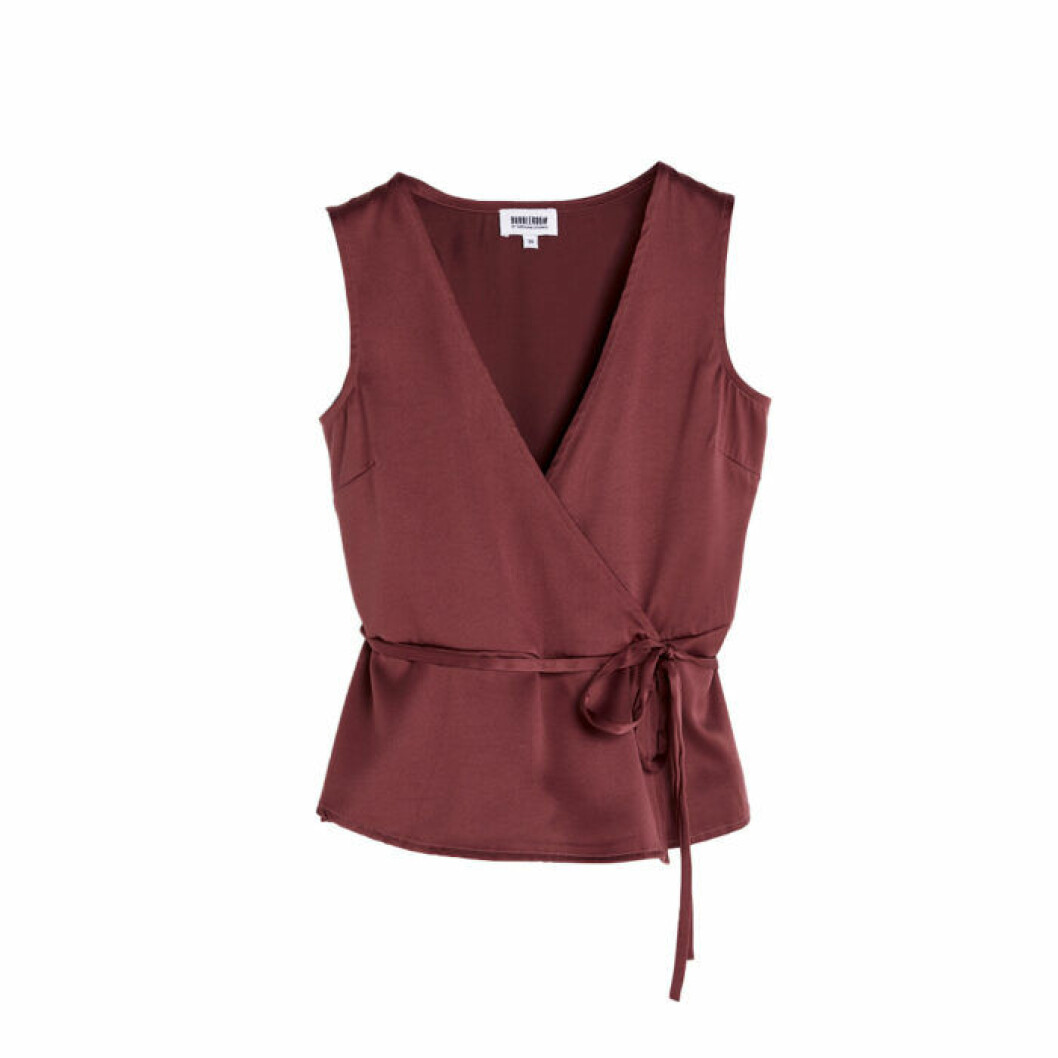 Top i burgundy