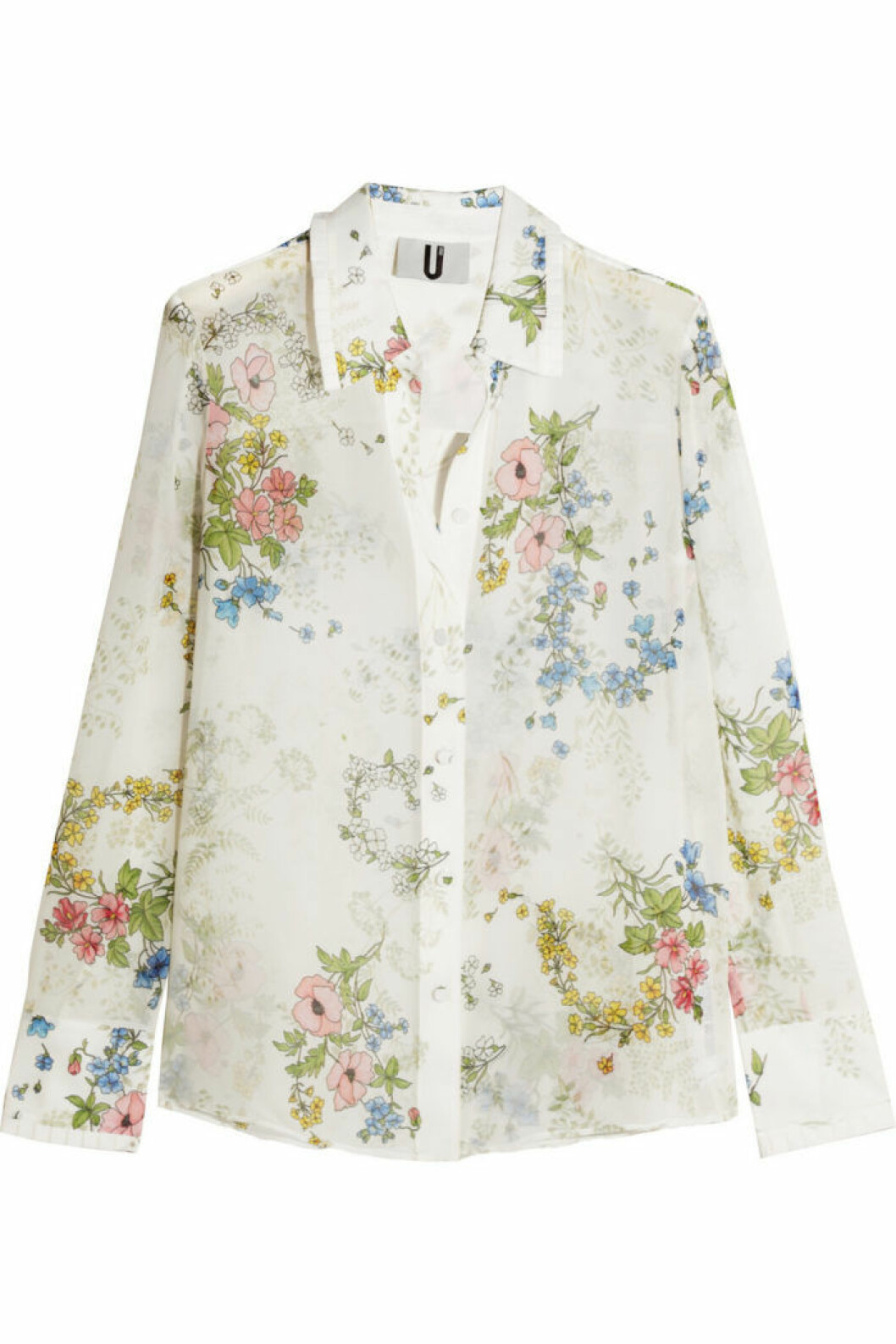 <a href="https://www.net-a-porter.com/se/en/product/692520/Topshop_Unique/hambledon-floral-print-silk-georgette-shirt" target="_blank">Pastelltoner</a>, ca 2 200 kr, Topshop Unique/www.net-a-porter.com blus-blommor-bastell-topshop