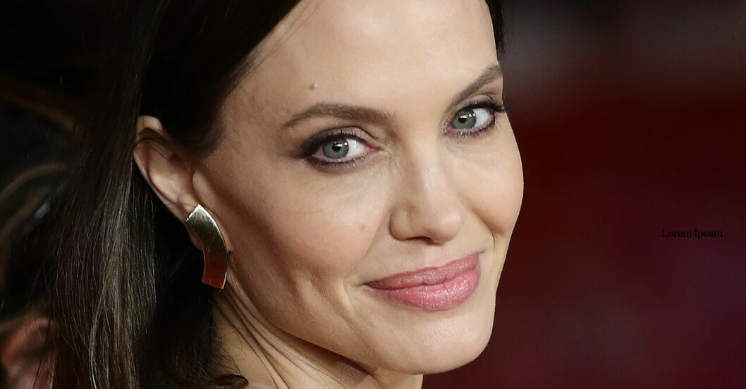 Angelina Jolie utan torra läppar