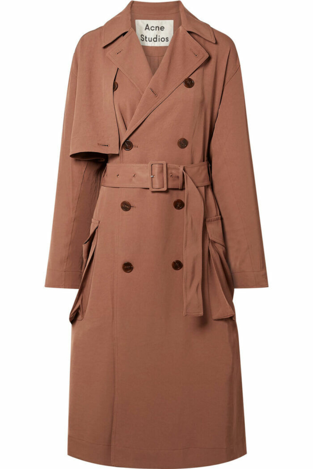 Nougatbrun trenchcoat 