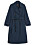 blå trenchcoat för dam med dubbelknäppt passform och skärp i midjan från monki