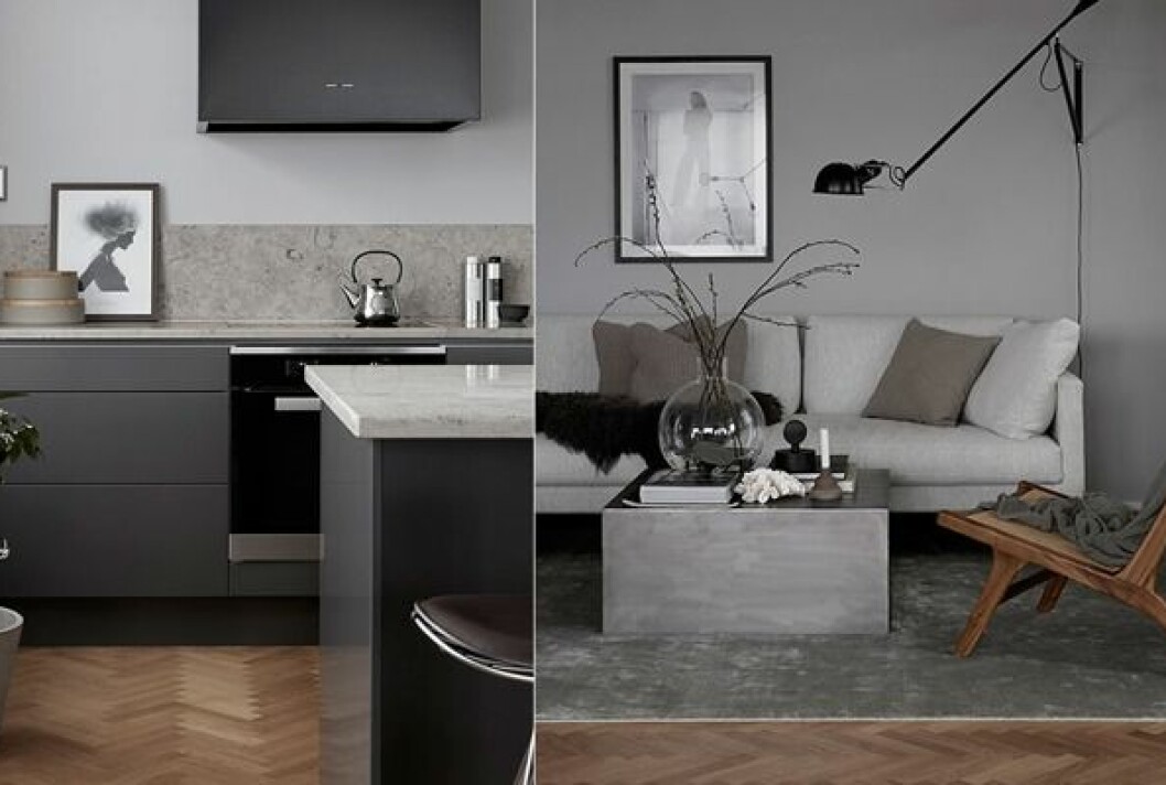 Foto: Fredrik J Karlsson Styling: Greydeco för Alvhem/mäklare: Anna-Kajsa Nylander En äldre detalj lyfter intrycket i det moderna hemmet