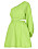 trend vår och sommar 2022: limegrön klänning med cutouts från Ellos Collection