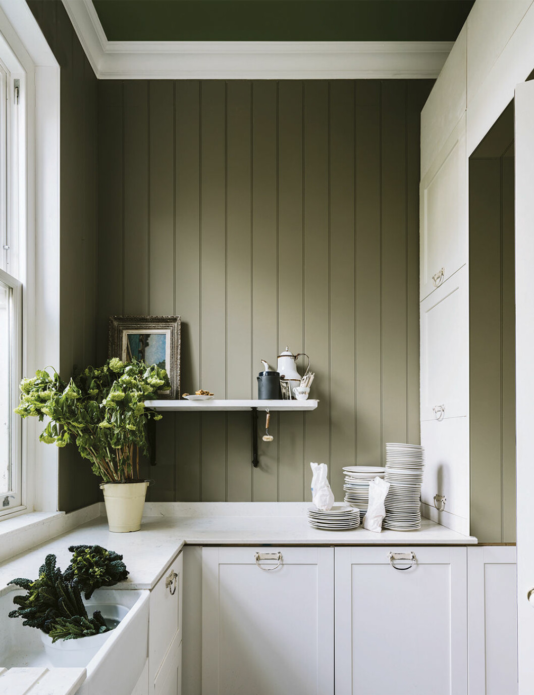 Färgen <em>Treron No. 292</em> från Farrow & Ball. Foto: Farrow & Ball Treron No. 292 från Farrow & Ball