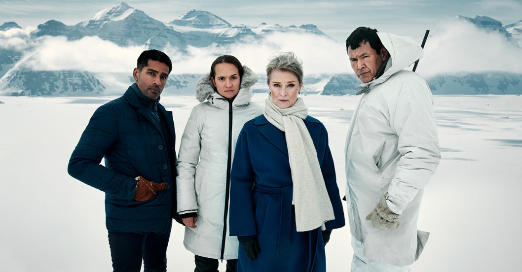 Alexander Karim, Bianca Kronlöf och Anngunguaq Larsen är medspelare i Tunn is. Lena Endre och Bianca Kronlöf aktuella i ny dramaserie om klimatet på C More