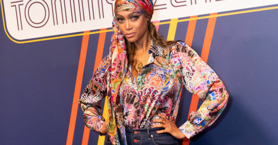 Foto: SPLASHNEWS.COM/TT Tyra Banks och Erik Asla