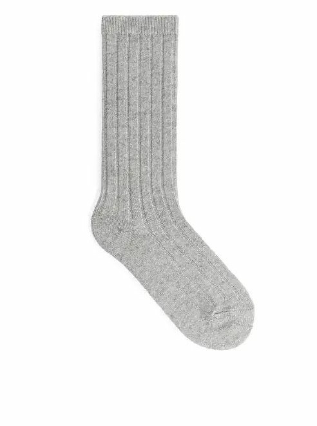 ribbstickad ullsocka