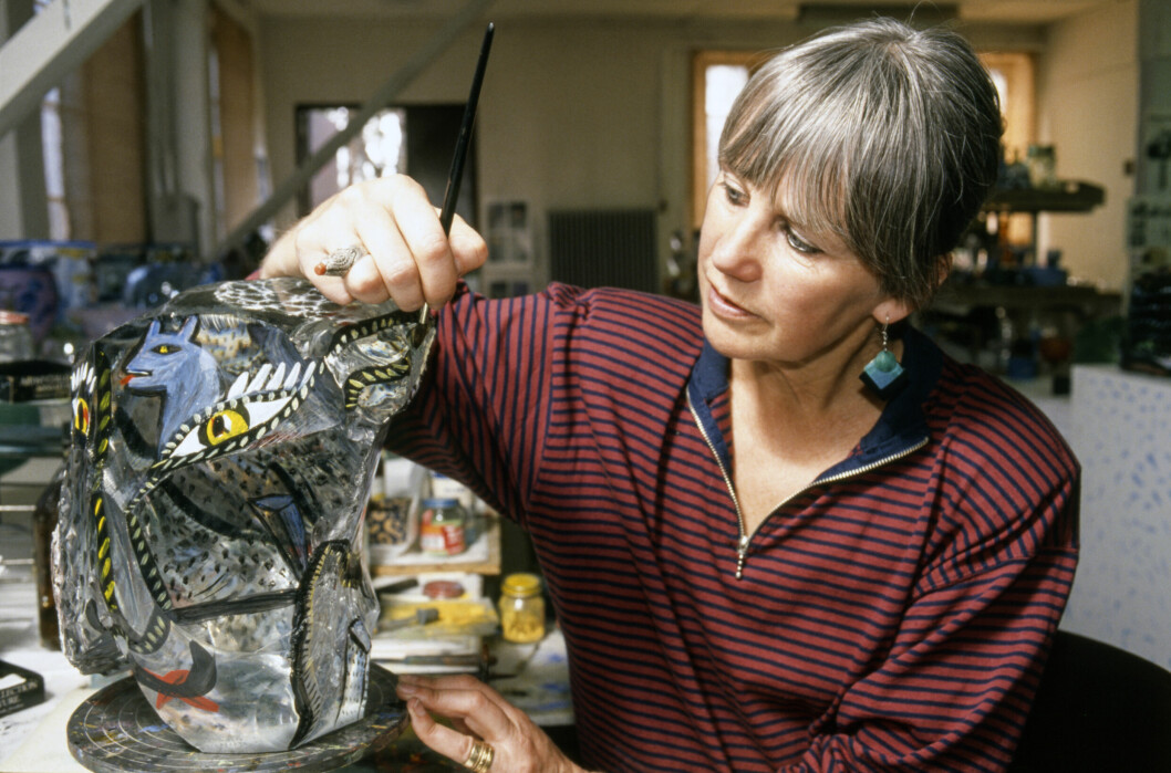 Ulrica Hydman Vallien strax efter sitt stora genombrott. Året är 1989. ulrika hydman vallien
