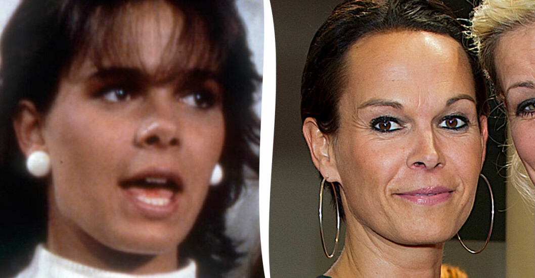 Ulrica Örn 1983 och 2011.
