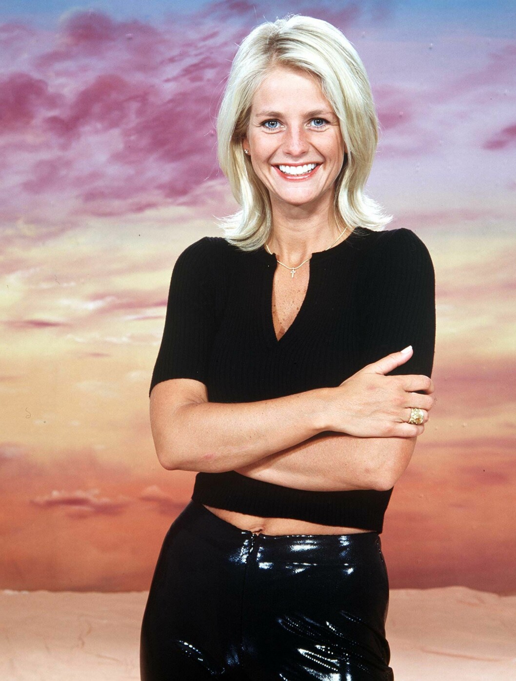 Ulrika Jonsson ledde många stora produktioner på 90-talet, här är hon fotograferad 1995. ulrika jonsson