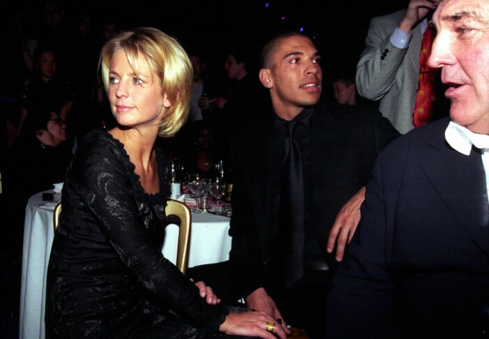 Ulrika Jonsson och Stan Collymore, 1998.