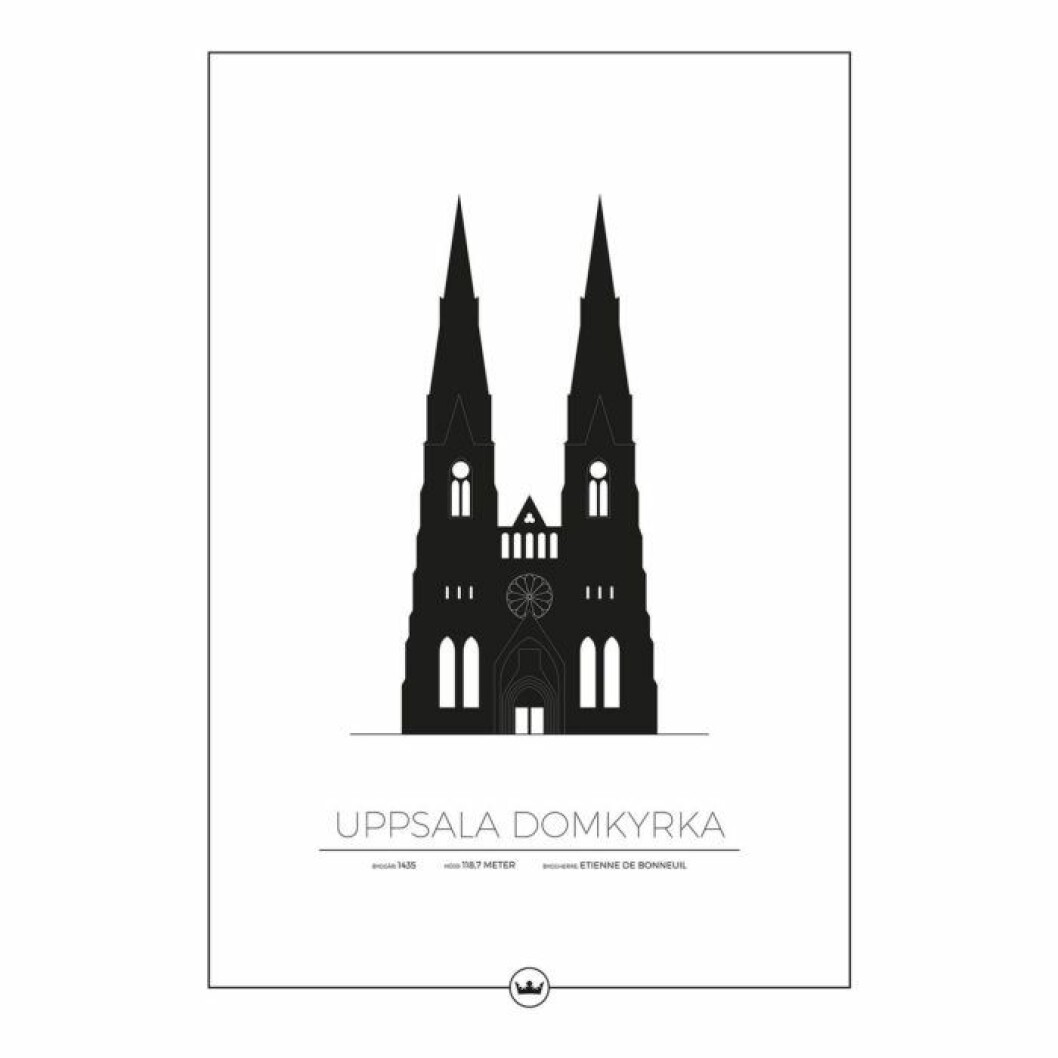 Uppsala domkyrka tavla