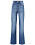 blå jeans med utsvängda ben och hög midja för dam från ellos collection