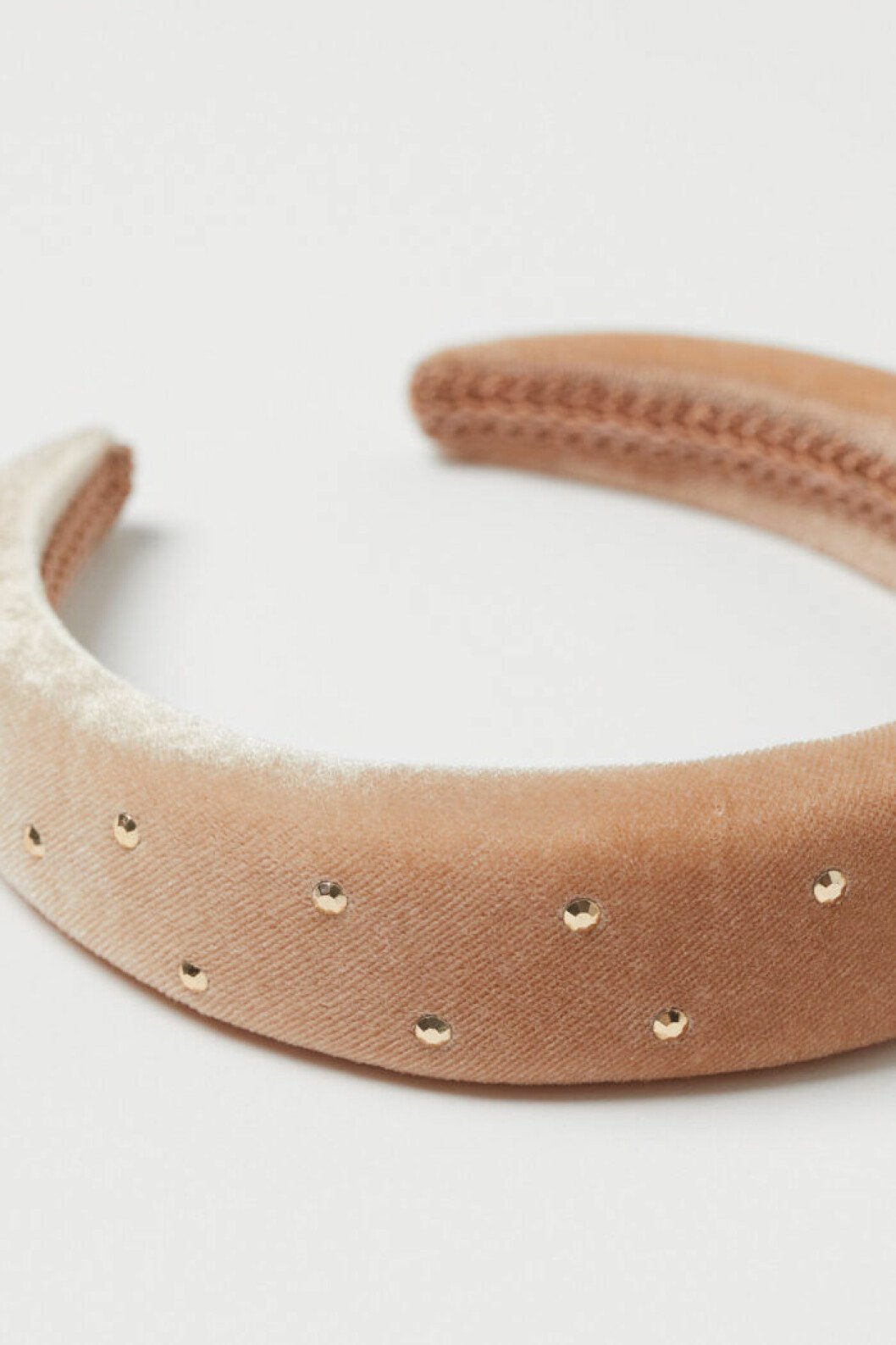 Rosa diadem med guldiga paljetter från H&M