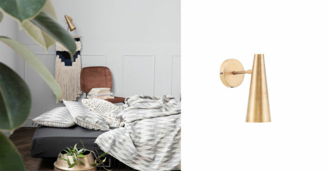 Konformad vägglampa