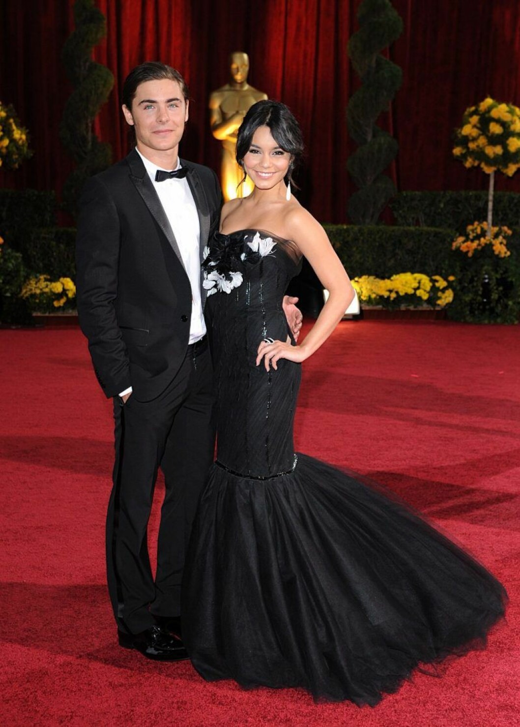 Så kallad ‘puppa love’ uppstod mellan Vanessa Hudgens och Zac Efron. Vanessa Hudgens och Zac Efron på Oscarsgalan 2009