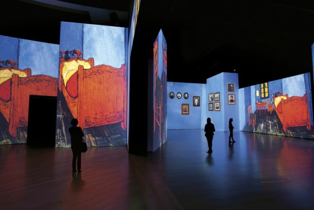 Vincent van Gogh i stort format. Foto: Grande Exhibition