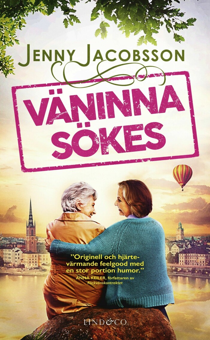 Väninna sökes av Jenny Jacobsson, bokomslag