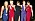 Girls Aloud i urringade aftonklänningar med bling år 2003.