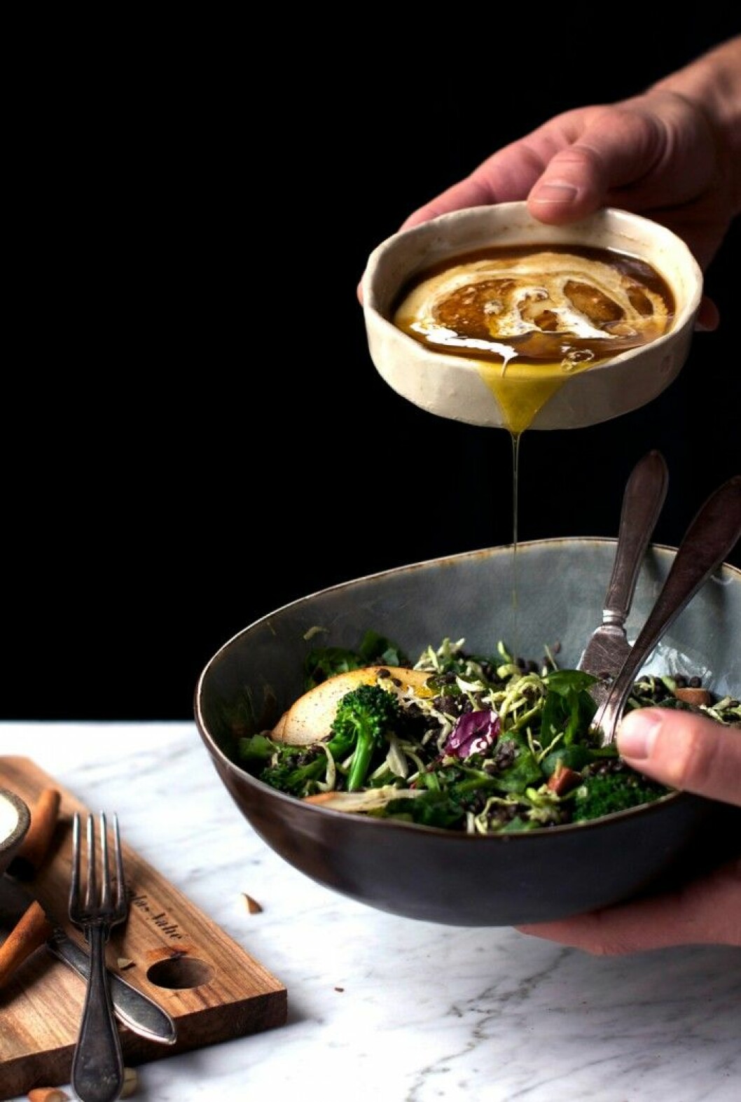 VARMA PUYLINSER MED PÄRONSALLAD