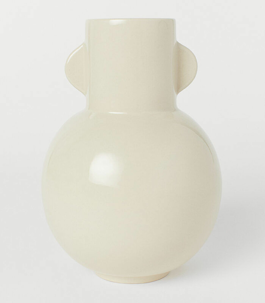 naturvit vas i stengods från H&M Home