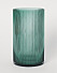 Vas med räfflat grönt glas från H&M Home