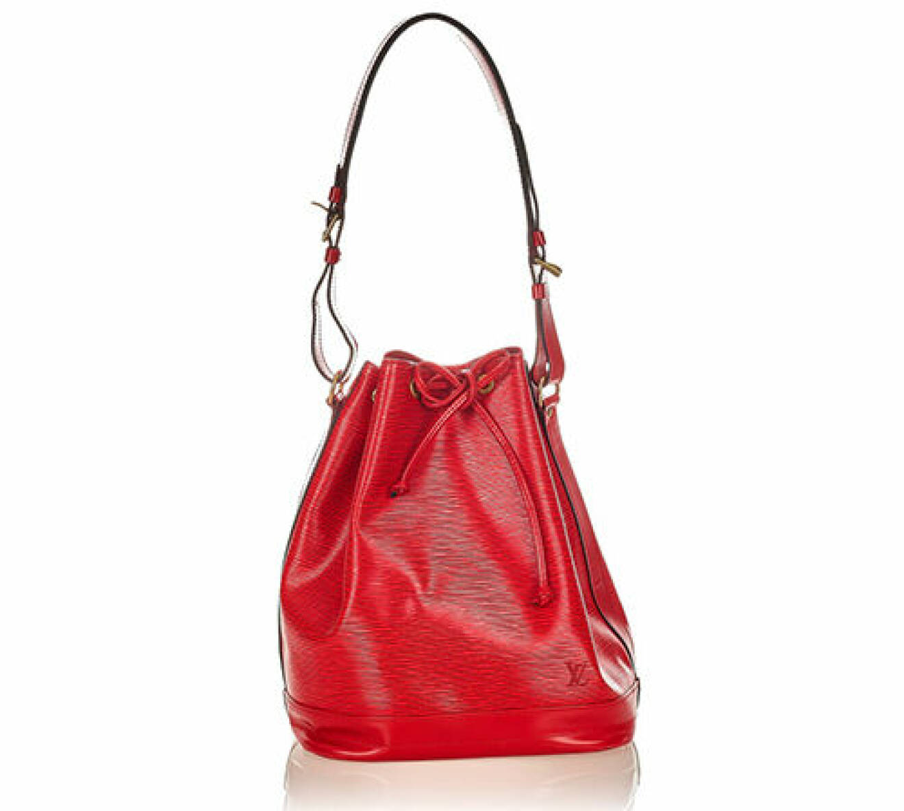Röd vintageväska Epi Petit Noe från Louis Vuitton